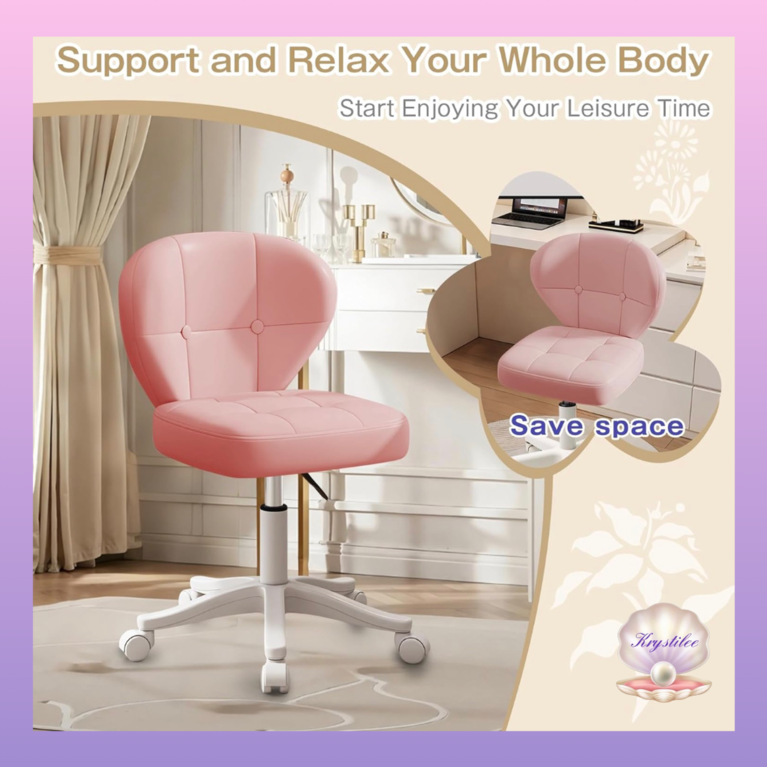 Pink Stool con Espaldar