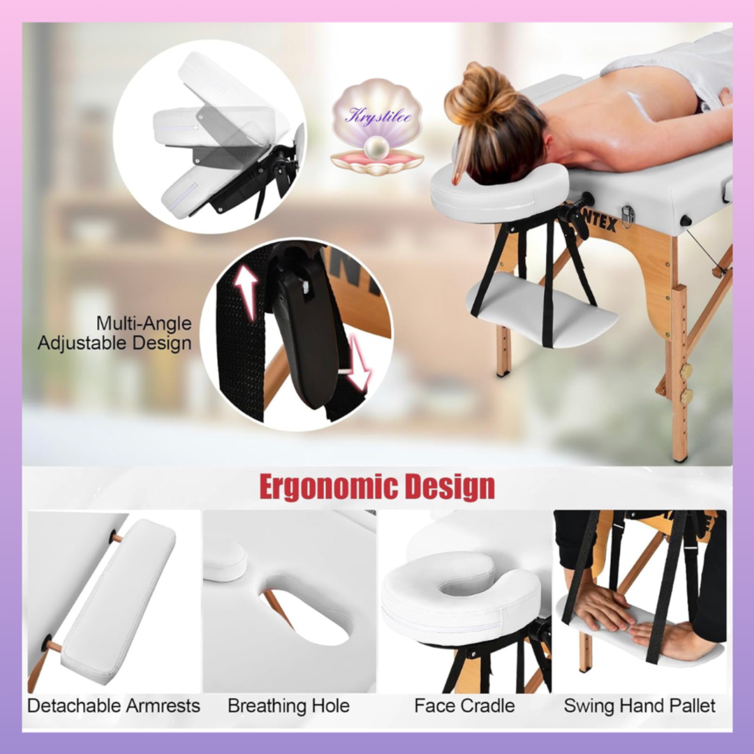 ✨ CAMILLA PROFESIONAL PORTÁTIL – NIVEL XL Reclinable ✨