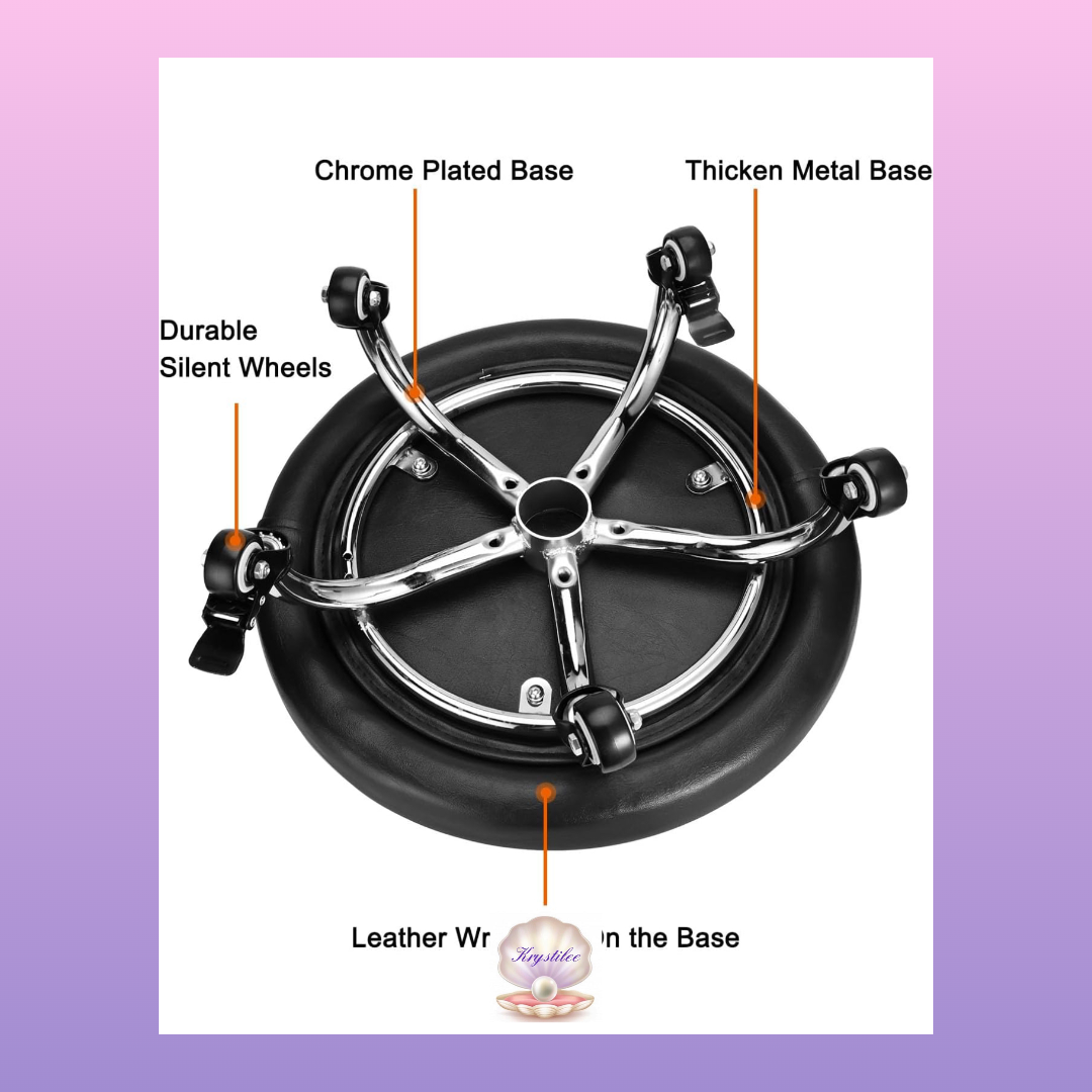 Black pedicure Stool