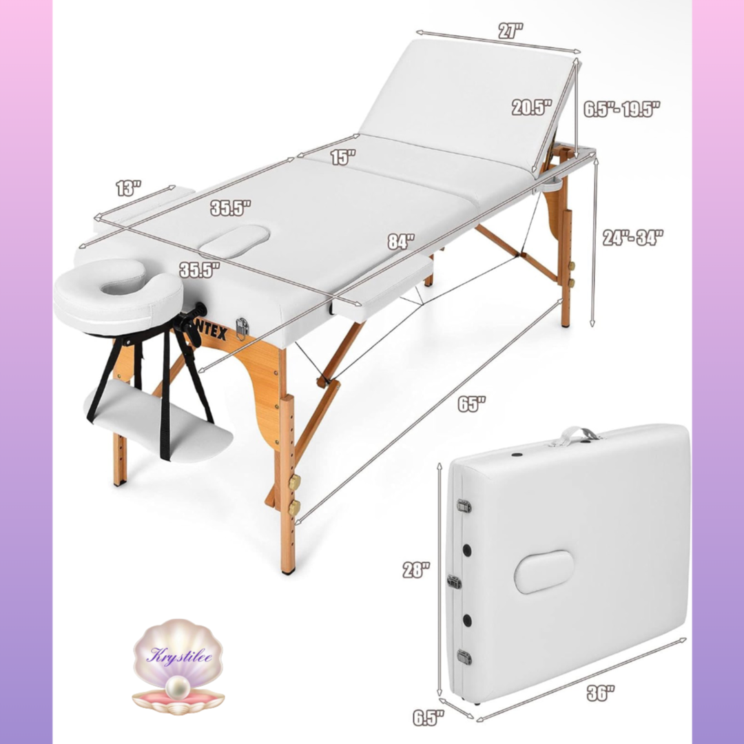 ✨ CAMILLA PROFESIONAL PORTÁTIL – NIVEL XL Reclinable ✨