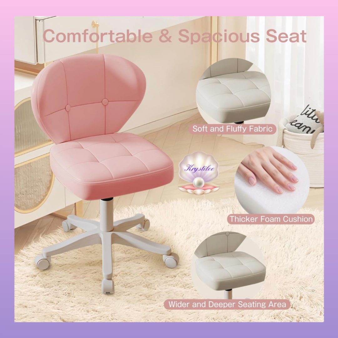 Pink Stool con Espaldar
