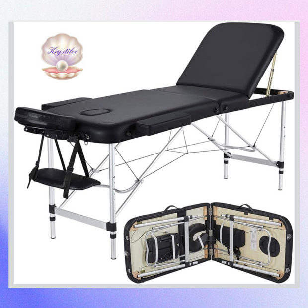 Camilla Profesional Plegable Ajustable con Accesorios incluye bulto de transporte