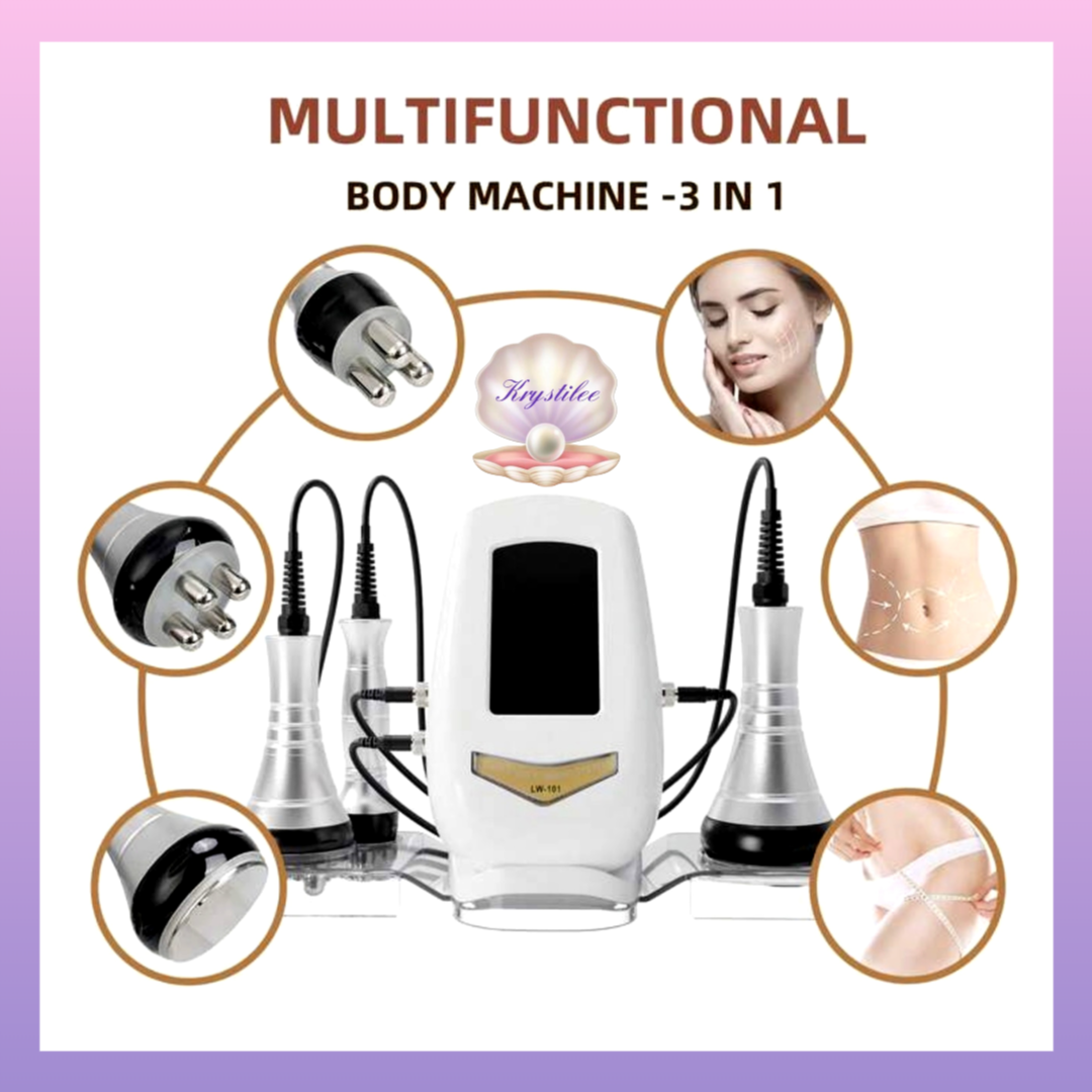 Máquina de Cavitación 3 en 1 – Moldea, Reafirma y Transforma tu Cuerpo