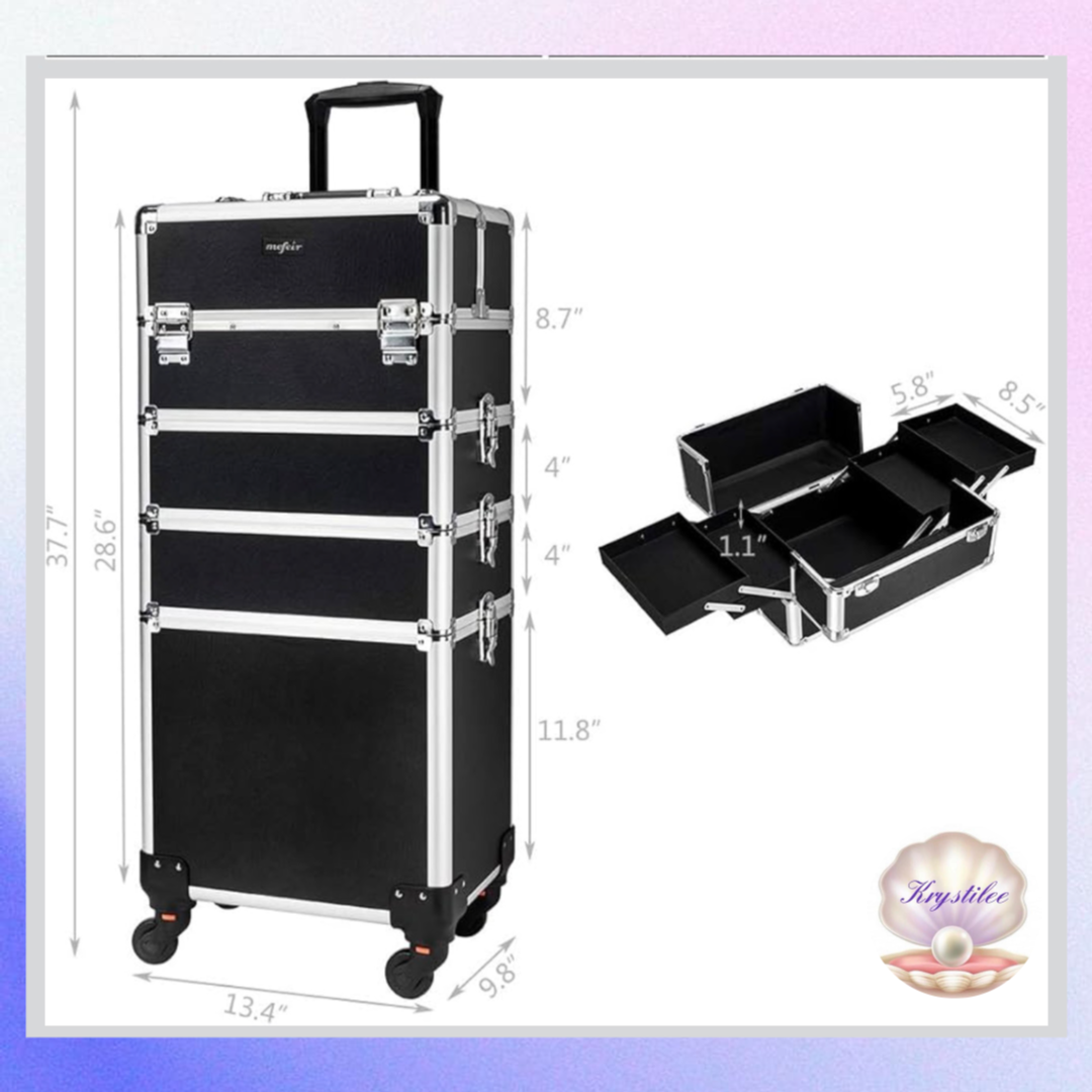 Maletin Profesional Negro de Belleza