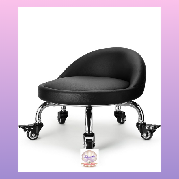 Black pedicure Stool