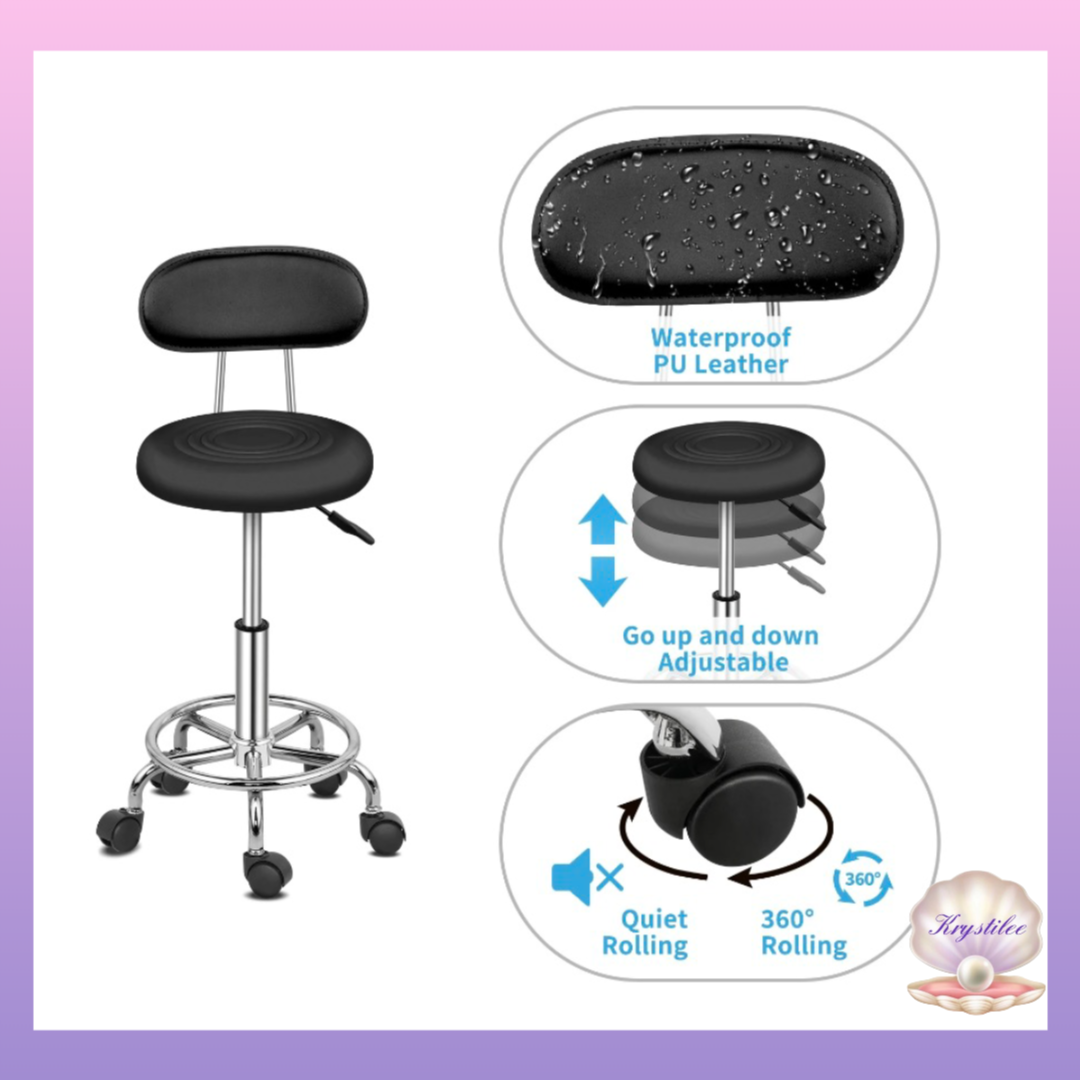 Stool Ergonómico Profesional con Espaldar