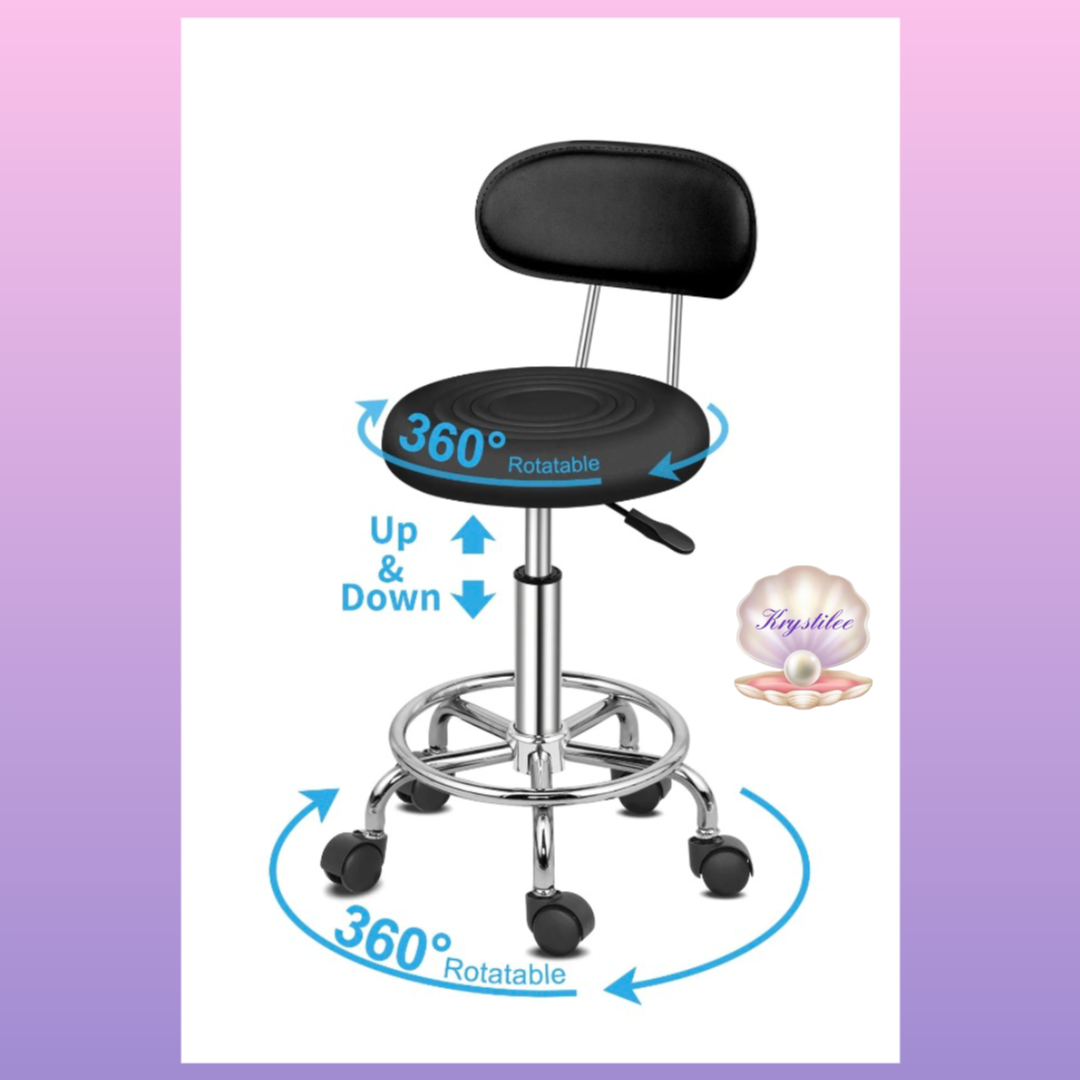 Stool Ergonómico Profesional con Espaldar