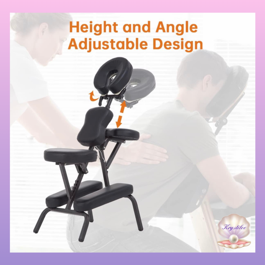 Black massage chair