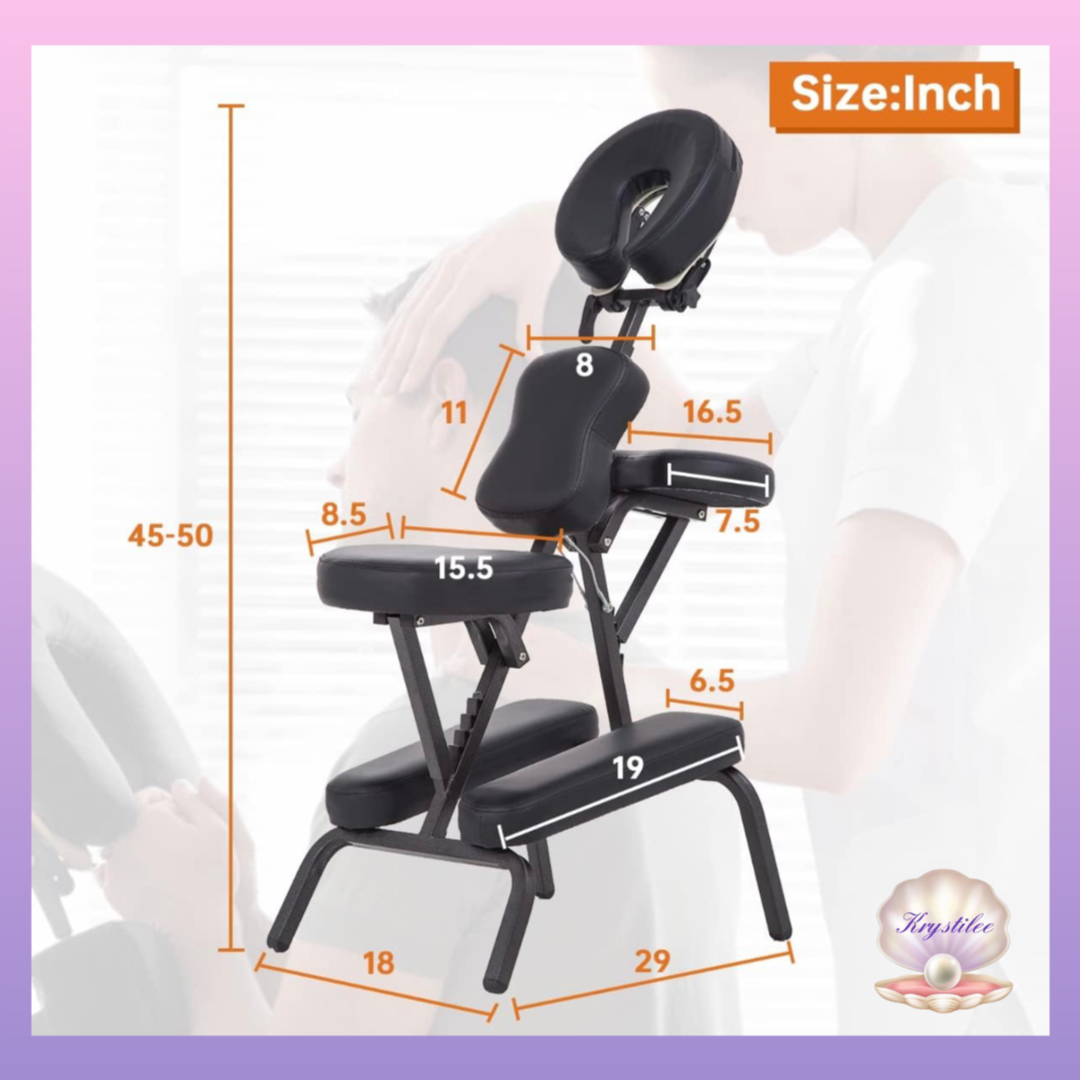 Black massage chair