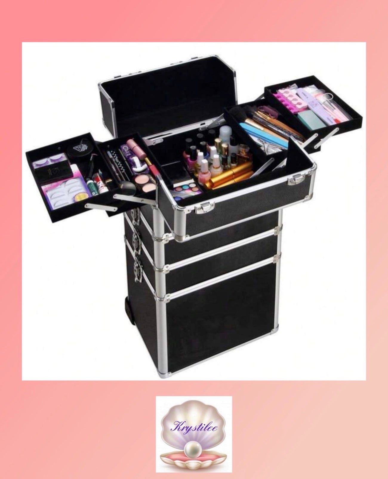 Maletin Profesional Negro de Belleza