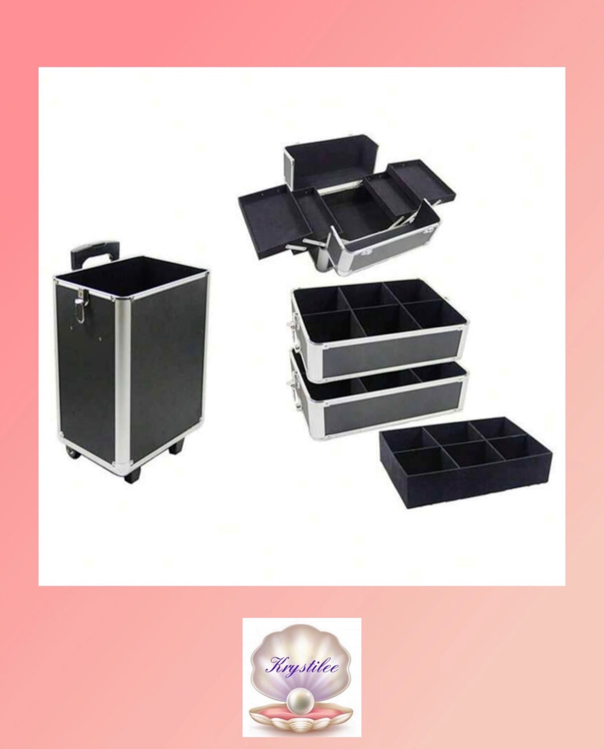 Maletin Profesional Negro de Belleza