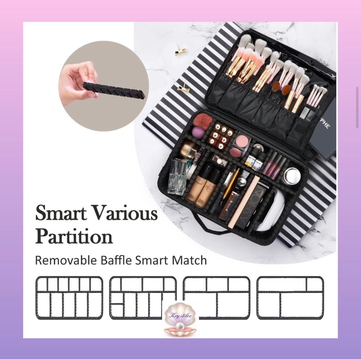 Bulto Universal Negro con divisiones