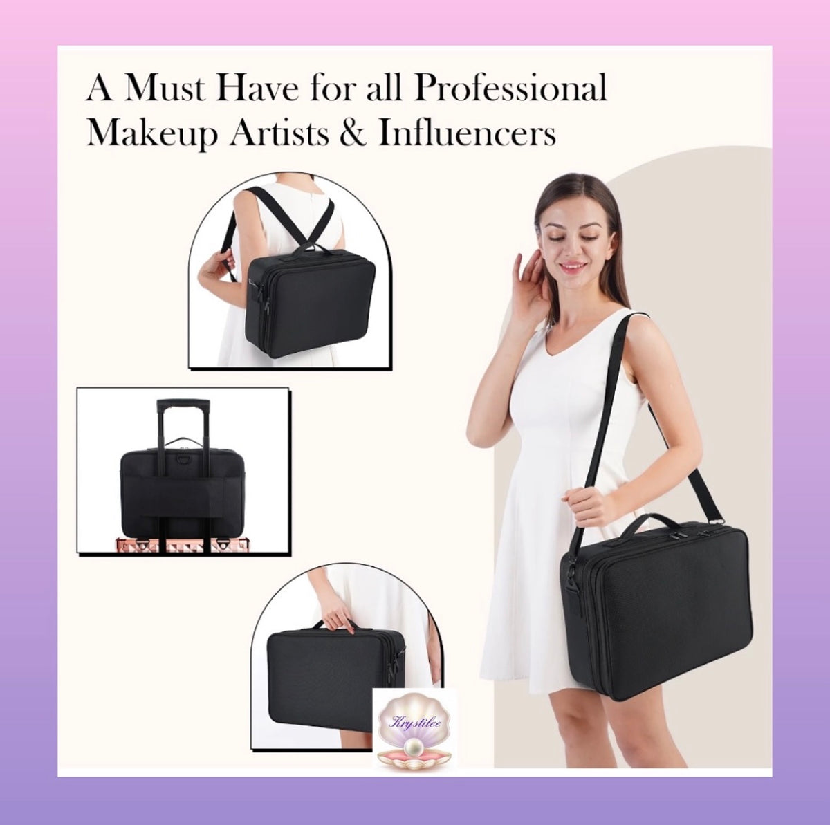 Bulto Universal Negro con divisiones