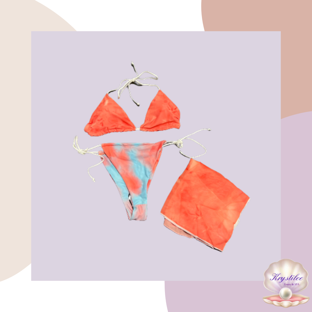 Traje de baño Tie Dye 3 piezas